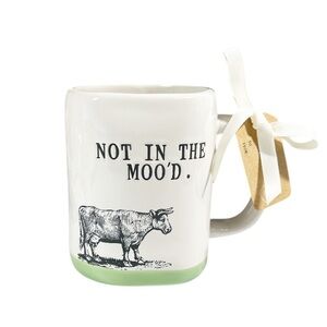 NEW Rae Dunn NOT IN THE MOO’D. Farmhouse Design Mug